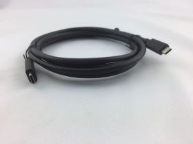 KABEL WTYK USB-C - WTYK USB-C 2,0M CZARNY/BLACK (KABUSB-2M)