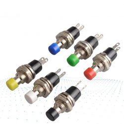 Przełącznik monostabilny typu Push czerwony PBS-110