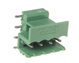 Gniazdo pinowe 4P 320V 12A zielone MSTBO 2,5/ 4-G1R 1861073 /200szt./