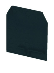 Płytka skrajna do złączek ZUG-G2,5 i ZUG-G4 czarny PSU-4 A41-0103