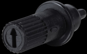 9006 Connecting axis for ACP 9 series, hex, black