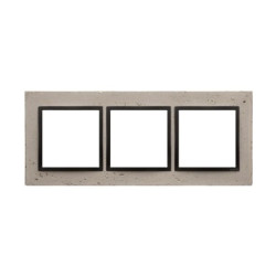 Simon 54 Nature Ramka potrójna beton - FUNDA MENTE DRN3/93