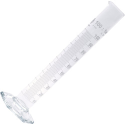 Simax Hexagonal Base Cylinder Class B 100ml Single