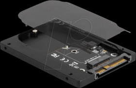 63379 Converter U.2 SFF-8639 &gt; M.2 NVMe Key M, 7 mm height