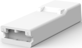 Insulating housing for 6.35 mm, 1 pole, PA, UL 94V-0, natural, 8-735075-0