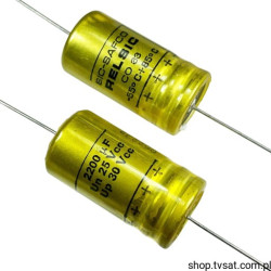 2200uF-25V-AXIAL A721564 CO-33, 2200uF 25V Axial AXIAL SICSAFCO