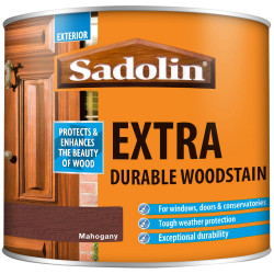 Sadolin 5028565 Extra Durable Woodstain Mahogany 500ml