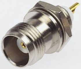 Złącze koncentryczne, 50, 0 to 11GHz, Żeński, Lutowane, Montaż na panelu +165C -65C