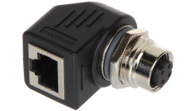 Przejście Kątowe M12d-G/Rj45-G