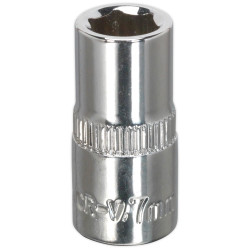 Sealey SP1407 Walldrive&#xAE; Socket 7mm 1/4&quot;sq Drive Fully Polished