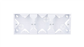 Impresja Puszka Natynkowa Potrójna Biały Pnp-3Y/00