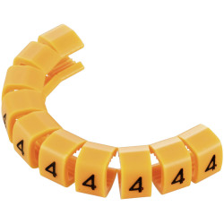 TruComponents 40996 Pre-printed Cable marker 4 OD 4-5.10mm