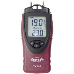 Testboy 62501000 TV 341 Moisture Meter 0-55% Range Hold Function Portable
