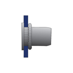 Bralo 371105007 Grooved Large Head Dome Insert Nut M5 12.0mm - Pack Of 500