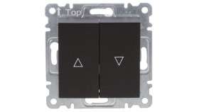 Lumina Łącznik Żaluzjowy Bistabilny Czarny Wl0313