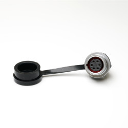 Złącze wielostykowe przemysłowe 6-pinowe M12 Montaż przedni Gniazdo RS PRO