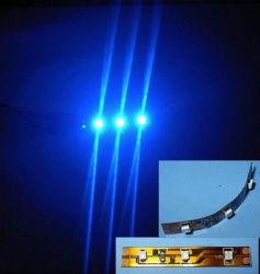 3528WC LED PCB GIĘT.12V 5cm=1szt BLUE