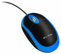 ATN-MYSZ5USB-B Przewodowa mysz optyczna podłączana pod port USB (niebieska)