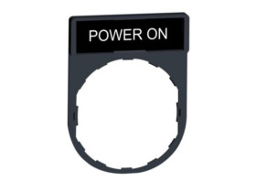 Ramka 30x40 mm do mocowania etykiet o wymiarach 8x27 mm "POWER ON" ZBY2326 SCHNEIDER ELECTRIC