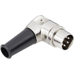 TruComponents 202772 DIN connector Socket, built-in,Pins:8 Silver