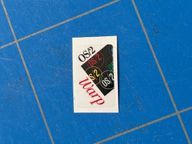 OS/2 Warp case sticker