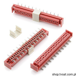 TMM-6-L-24-1 Connector Straight Female Lock 24W SMD AMPHENOL