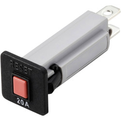 TRU COMPONENTS TC-13401620 Circuit breaker thermal 125/250VAC 32/50VDC 20A