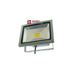 Halogen LED 20W GREY WZ b.zimny Biały reflektor/naświetlacz