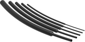 Heatshrink tubing, 2:1, (12.7/6.35 mm), PE, black, CF4690-000
