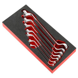 Zestaw kluczy płasko-oczkowych Zestaw kluczy oczkowych Facom 8 x 9 → 21 x 23 mm 7 szt.