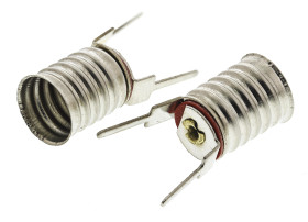 Uchwyt na żarówkę wskaźnika, seria: 0666oprawa: Do montażu na płytce drukowanej, śr.: 11mm, dł.: 24mm, 2-Pin