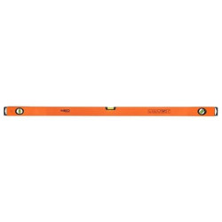 Poziomnica aluminiowa 3 libelle frezowana dolna powierzchnia 120cm 71-095