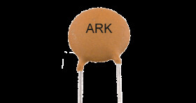 680pF 100V Ceramic disc capacitor - Vishay