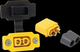 330065 Steckverbinder für Li-Polymer-Akkus, 2-polig, XT60, zum Einbau