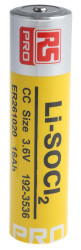 Bateria 2/3 CC 3.6V 2/3 CS 16Ah RS PRO Lit-chlorek tionylu