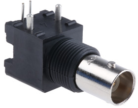 Złącze koncentryczne Montaż na płytce drukowanej Żeński 50Ω typ złącza Złącze BNC 0 to 4GHz Przepust