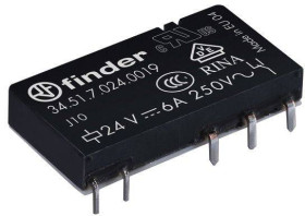 Finder 34.51.7.005.0019 Przekaźnik SMT 5 V/DC 6 A 1 zestyk przełączny 1 szt.