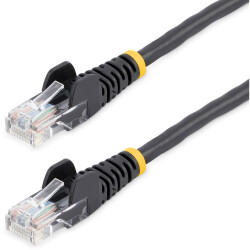 StarTech.com 45PAT7MBK Cat5e Ethernet Patch Cable with Snagless RJ45 Connectors