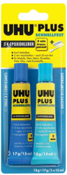 2 components adhesive 35 g tube, UHU PLUS SCHNELLFEST 35G