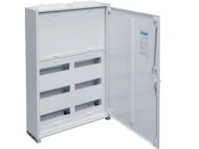 Rozdzielnica natynkowa 72 modułowa 3x2x12M drzwi metal IP44 FWB52N HAGER