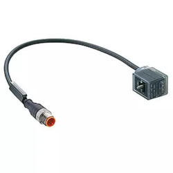 Kabel konfekcjowany obustronnie zakończony złącza DIN typ B M12 3-pin męskie proste M12 RST 5-3-VBD 1A-1-2-241/2 M