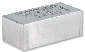 Filtr RFI 4A 1-fazowy 1MΩ 250 V AC 50 → 60Hz 2 x 3,5 mH Schurter, montaż THT