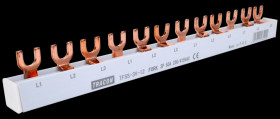 Listwa łączeniowa widełkowa 3P 63A 12 modułów TRACON