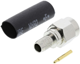 Złącze koncentryczne Montaż na kablu Męski 50Ω typ złącza Złącze SMA Połączenie zagniatane