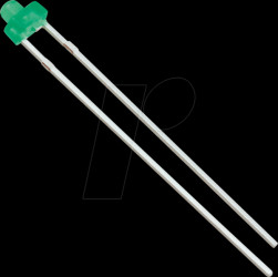 TLUG2400 Mini LED, 1.8 mm, wired, green, 2 mcd, 40°
