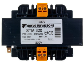 Transformator 1-fazowy separacyjny STM 320 230/230V 1,39A, Ta 40, 16252-9910