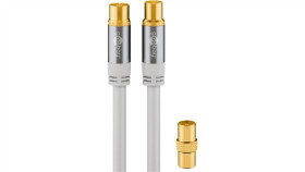 Telewizyjny Kabel Antenowy (Typ 135 Db), Poczwórne Ekranowanie - Długość...