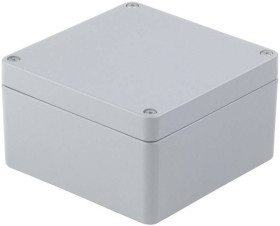Obudowa uniwersalna Weidmüller KLIPPON K52 RAL7001, Wymiary: (S x W x G) 160 x 160 x 91 mm, aluminium, malowany proszkow