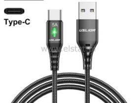 Kabel WT USB - WT USB typ C czarny 3m 3.0v+ opl.+D