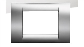 Virina Ramka Pojedyncza 6 Modułów Pozioma Chrom Gw22256 /Opak. 8/